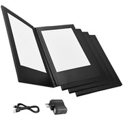 Yescom LED Back Lit Menu Holder 8.5x11in, Book Style 2-View 4ct/pk Image