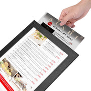 Yescom LED Back Lit Menu Holder 8.5x14in Image