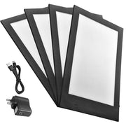 Yescom LED Back Lit Menu Holder 8.5x14in, Single-View 4ct/pk Image