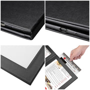 Yescom Personalized Menu Covers LED Menu Cover Dual Page 5.5x7in Set(5) Image