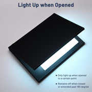Yescom Personalized Menu Covers LED Menu Cover Dual Page 5.5x7in Set(5) Image
