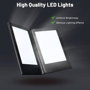 Yescom Personalized Menu Covers LED Menu Cover Dual Page 5.5x7in Set(5) Image