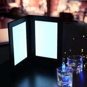 Yescom LED Menu Cover Backlit Menu Holder, 5.8x8.3in Book Style 2-View 1ct/pk Image