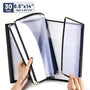 Yescom 30x Menu Covers Cafe Restaurant 8.5x14 & 4.25x14, Book Style 8-View Image