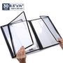 Yescom 30x Menu Covers Cafe Restaurant 8.5x14 & 4.25x14, Tri-fold 8-View Image