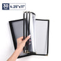 Yescom 30x Menu Covers Bistro Wine List Holder 4.25x11, Book Style 8-View Image
