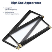 Yescom 30x Menu Covers Bistro Wine List Holder 4.25x11 Image