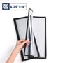 Yescom 30x Menu Covers Bistro Wine List Holder 4.25x14, Book Style 4-View Image
