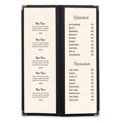 Yescom 30x Menu Covers Bistro Wine List Holder 4.25x14 Image