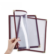 Yescom 8.5x11 Menu Covers Cafe Restaurant Red Image