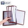 Yescom 8.5x11 Menu Covers Cafe Restaurant Red, Book Style 8-View30ct/pk Image