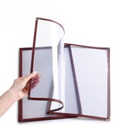 Yescom 30x Menu Covers Cafe Restaurant Red 8.5x14 Image