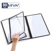 Yescom 30x Menu Covers Cafe Restaurant Black 8.5x14