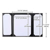 Yescom 8.5x11 PU Leather Menu Covers Set(5) (Preorder)