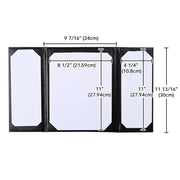 Yescom 8.5x11 PU Leather Menu Covers Set(5) Image