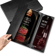 Yescom 8.5x14 PU Leather Menu Covers Set(5), Gate-view 3-View Image