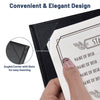 Yescom Personalized Menu Covers PU Leather Wine Menu Cover 4.25x11