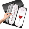 Yescom Personalized Menu Covers PU Leather Wine Menu Cover 4.25x11
