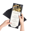 Yescom 4.25x11 PU Leather Bar Wine Menu Covers Set(5)
