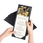 Yescom 4.25x11 PU Leather Bar Wine Menu Covers Set(5), Single-View Image