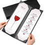 Yescom 4.25x14 PU Leather Bar Wine Menu Covers Set(5) Image