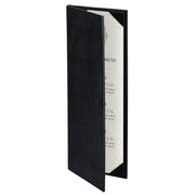 Yescom 4.25x14 PU Leather Bar Wine Menu Covers Set(5) Image