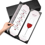 Yescom 4.25x14 PU Leather Bar Wine Menu Covers Set(5), Book Style 4-View Image