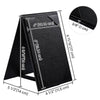 Yescom Table Tents Double Sided Cards Holder PU Leather