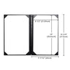 Yescom 8.5x14 PU Leather Menu Covers Set(5)