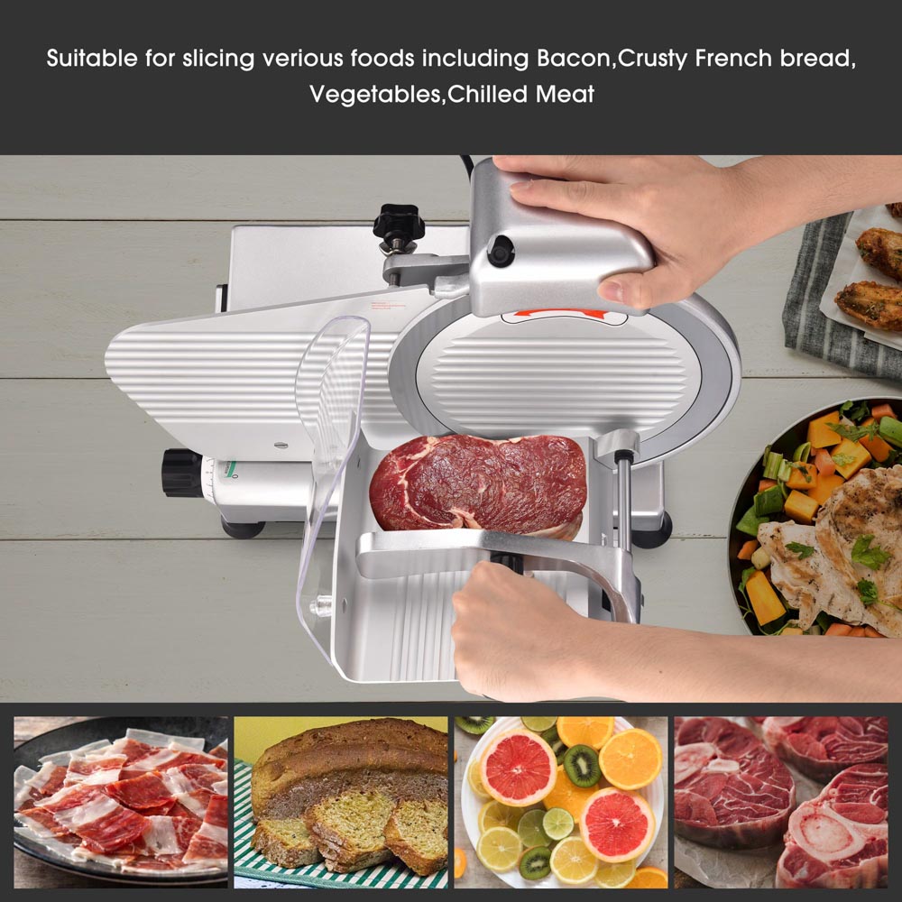 Yescom 10" Heavy Duty Meat Slicer Professional Food Slicer Image