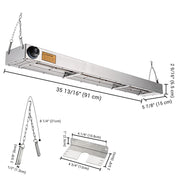 Yescom Food Warmer Overhead Heater 36 in. 1000W Image