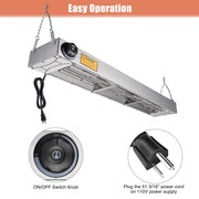Yescom Food Warmer Overhead Heater 36 in. 1000W Image