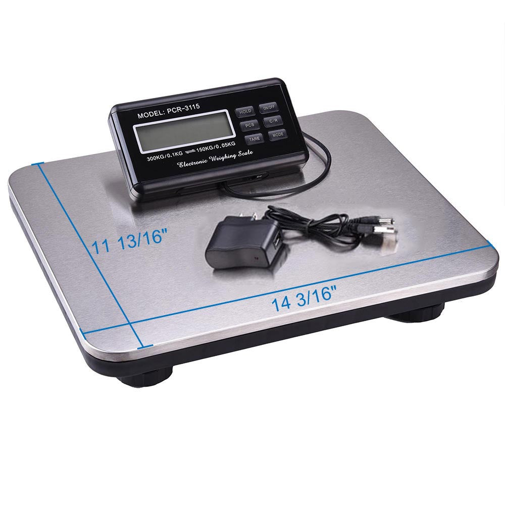 Yescom Electric Platform Scale Postal Shipping Weight 660 LBS Image