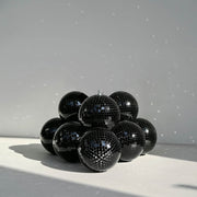 Yescom Black Mirror Ball for Tech Launches Car Show, 7in 8ct. Image