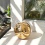 Yescom 12 Inch Mirror Ball, Gold Image