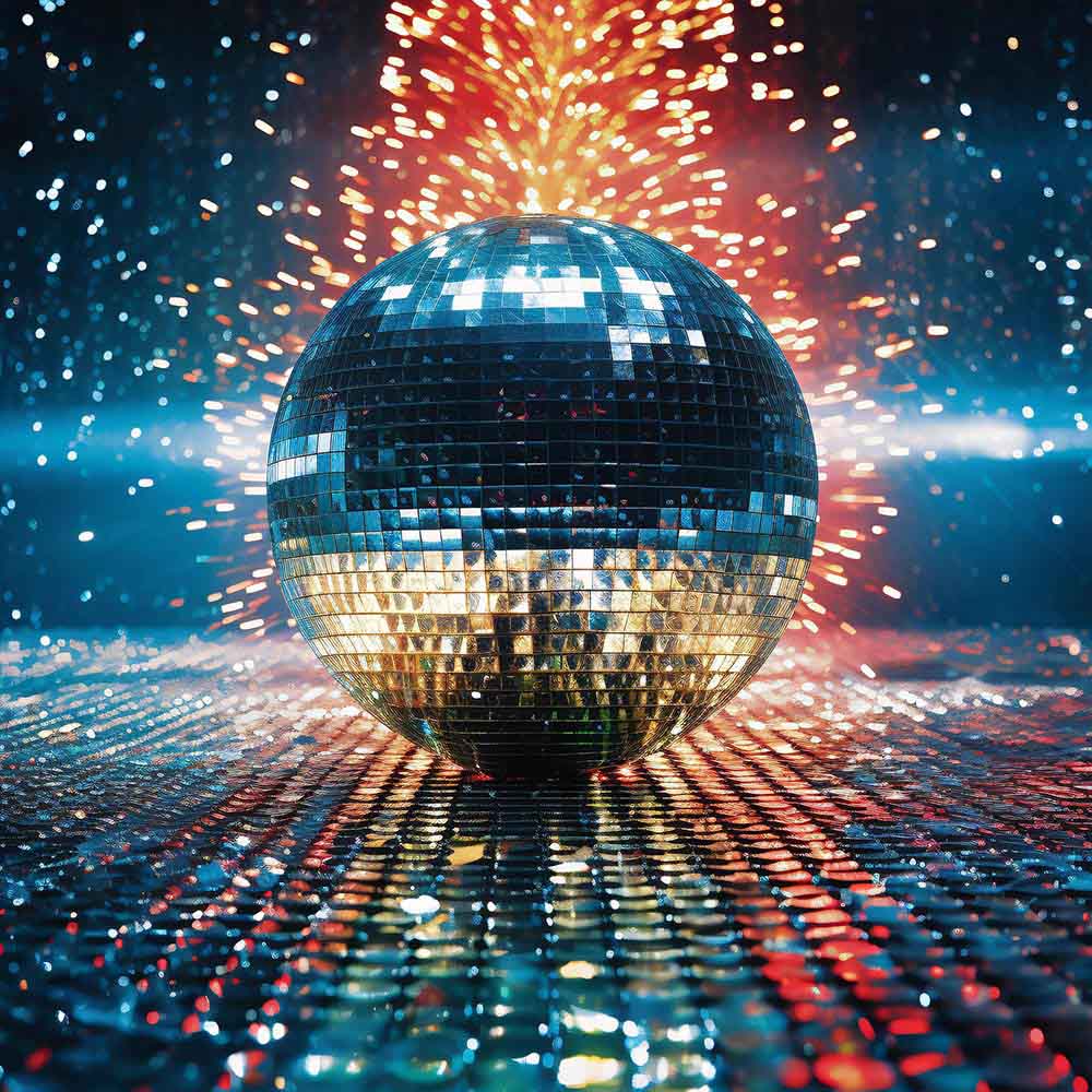 Yescom Mirror Disco Ball Party Bright Reflective Ball Image