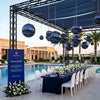 Yescom Blue Mirror Ball for Awards Night Summer Event