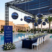 Yescom Blue Mirror Ball for Awards Night Summer Event Image