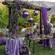 Yescom Purple Mirror Ball for Mardi Gras Awards Ceremonies Image