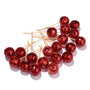 Yescom 20x Small Mirror Disco Balls Party Decortion, Red Image