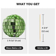 Yescom 20x Small Mirror Disco Balls Party Decortion Image