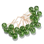 Yescom 120x Small Mirror Disco Balls Party Decoration, Green Image