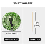 Yescom 120x Small Mirror Disco Balls Party Decoration Image