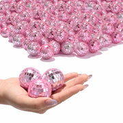 Yescom 120x Small Mirror Disco Balls Party Decoration, Pink Image