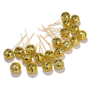 Yescom 20x Small Mirror Disco Balls Party Decortion, Gold Image