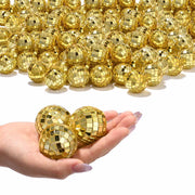 Yescom 120x Small Mirror Disco Balls Party Decoration, Gold Image