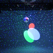 Yescom 16in Shiny Disco Ball with Motor, 8 RGB Lights for Event Party Image