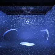 Yescom 16in Shiny Disco Ball with Motor, 8 RGB Lights for Event Party Image