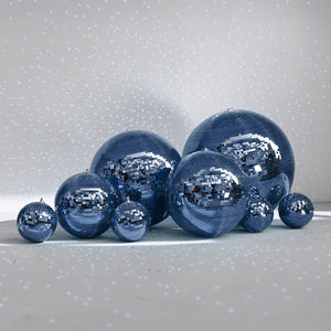 Yescom Blue Mirror Ball for Awards Night Summer Event
