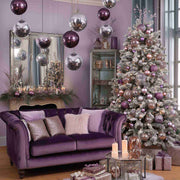 Yescom Purple Mirror Ball for Mardi Gras Awards Ceremonies Image